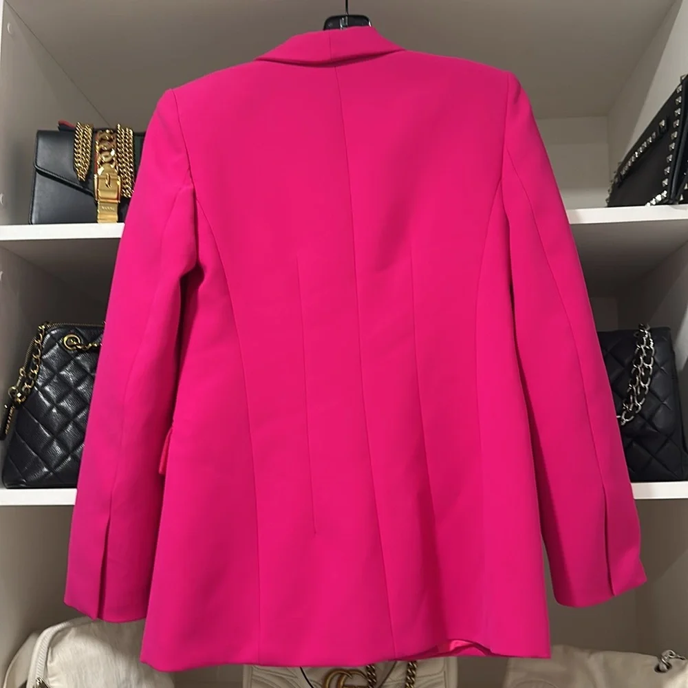 Zara Women's Pink Blazer - Picture 3 of 4